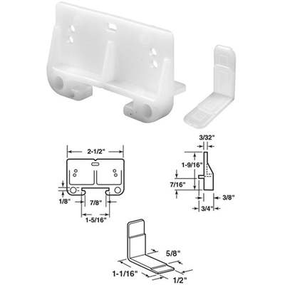 1-5/16 WHITE TRACK GUIDE