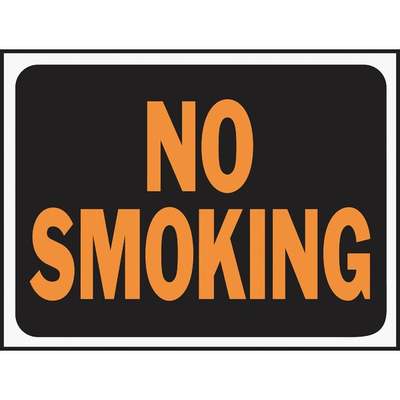 SIGN NO SMOKING 8X12