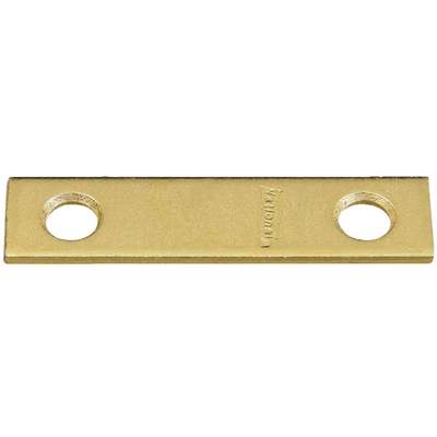 National Catalog 118 2 In. x 1/2 In. Brass Steel Mending Brace (4-Count)