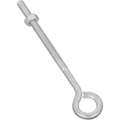 National 1/4 In. x 5 In. Zinc Eye Bolt with Hex Nut