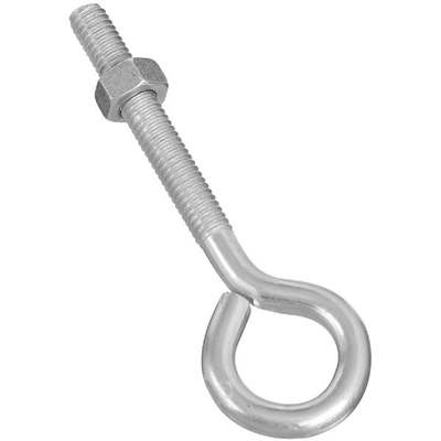 National 5/16 In. x 4 In. Zinc Eye Bolt with Hex Nut