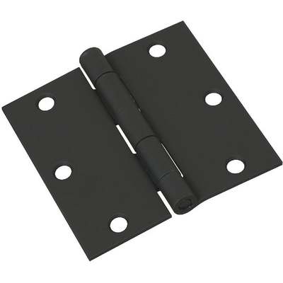 HINGE DOOR 3 1/2" BLACK