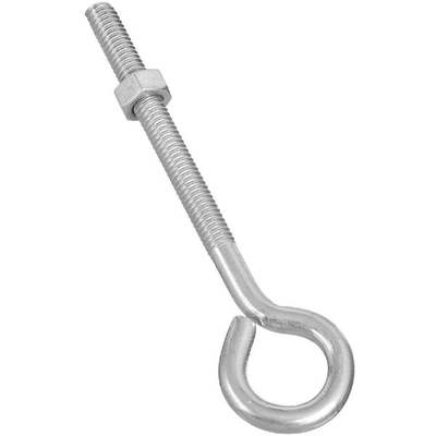 National 5/16 In. x 5 In. Zinc Eye Bolt with Hex Nut