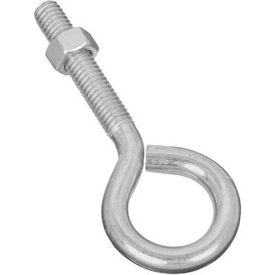 National 3/8 In. x 4 In. Zinc Eye Bolt with Hex Nut