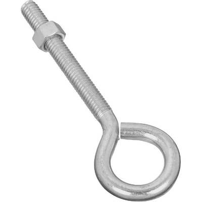 National 3/8 In. x 5 In. Zinc Eye Bolt with Hex Nut