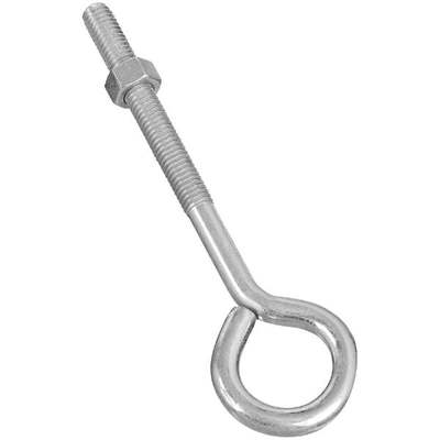 National 3/8 In. x 6 In. Zinc Eye Bolt with Hex Nut
