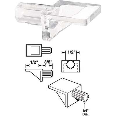 Clear Shelf Support