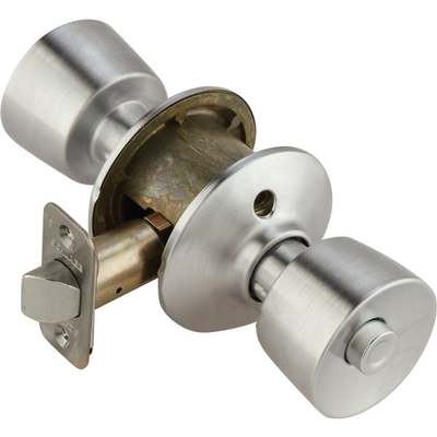 LOCK BED/BATH BELL S/CHROME