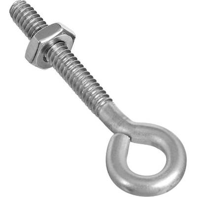 National 3/16 In. x 2 In. Stainless Steel Eye Bolt