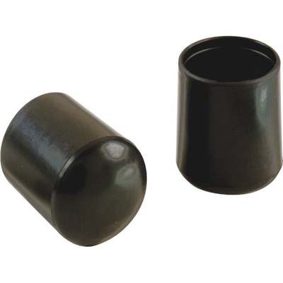 7/8" BLACK VINYL LEG TIP