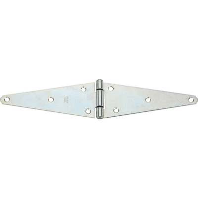 National 3-1/8 In. x 8 In. Zinc Heavy-Duty Strap Hinge