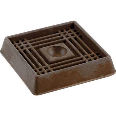 2" BRN SQUARE CASTER CUP
