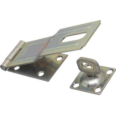 National 6 In. Zinc Swivel Safety Hasp