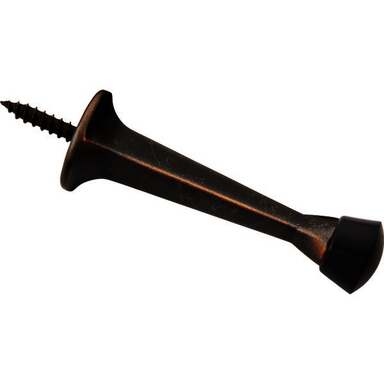 V236 BRNZ SQR DOOR STOP