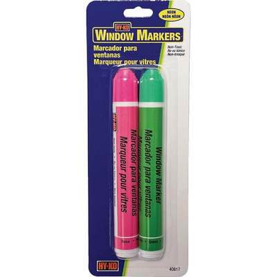 2PK NEON PNK/GRN MARKER