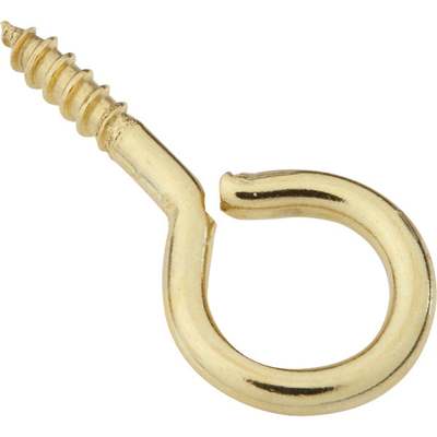 SCREW EYE LG 13/16 BRASS