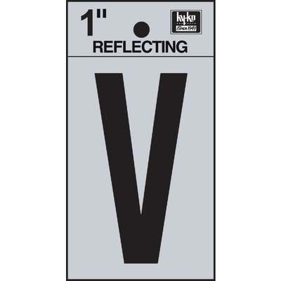 1" Reflect Letter V