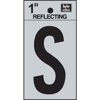 (m) 1" Reflect Letter S