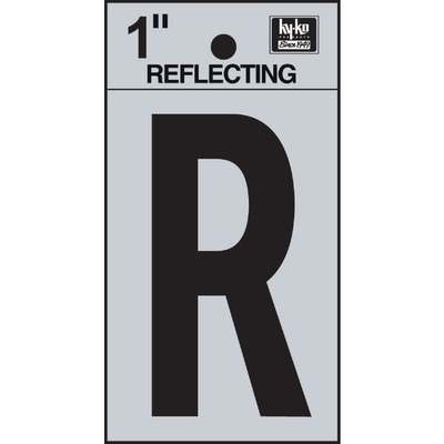 1" Reflect Letter R