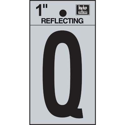 1" Reflect Letter Q