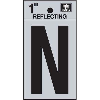 1" Reflect Letter N