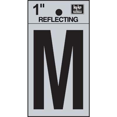 1" Reflect Letter M