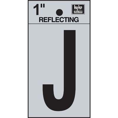 1" Reflect Letter J