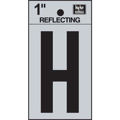 1" Reflect Letter H