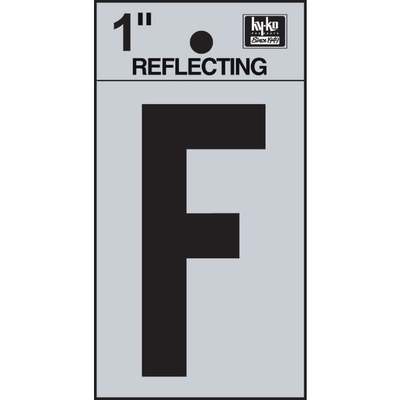 1" Reflect Letter F