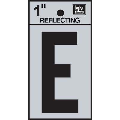 1" Reflect Letter E