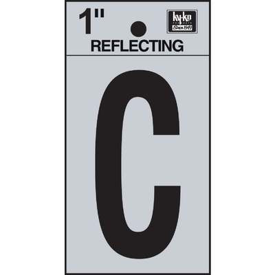 1" Reflect Letter C