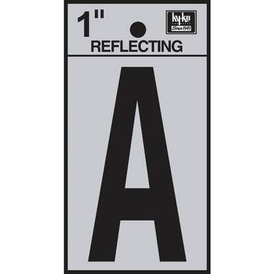 1" Reflect Letter A