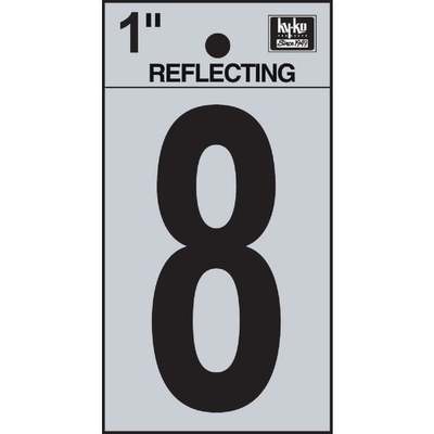 1" Reflect Number 8