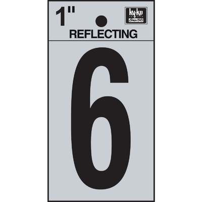 1" Reflect Number 6