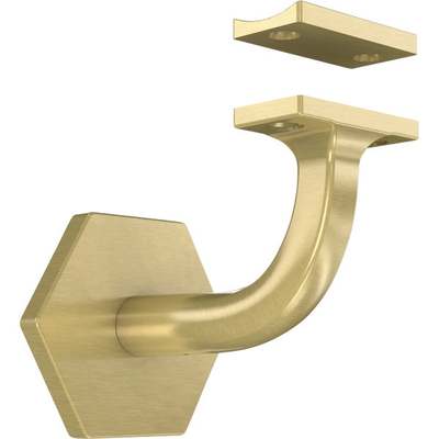 3" GOLD HANDRAIL BRACKET