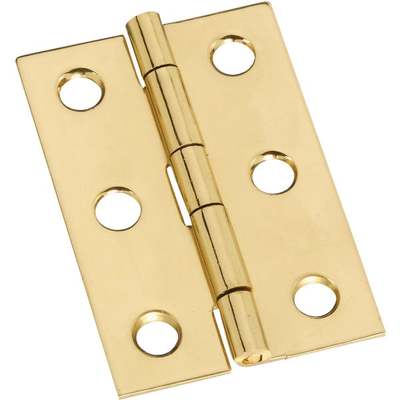 HINGE 2"X1-3/8"P/BRASS