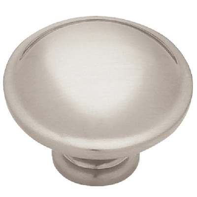 1-1/4" SATIN-CHRM CABINET KNOB
