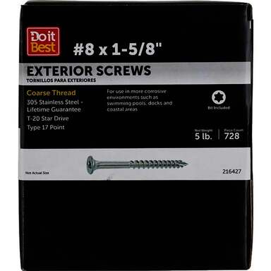 5LB 1-5/8" DECK SCREW