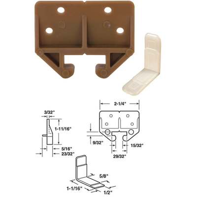 7/8" NYLON TRACK GUIDE