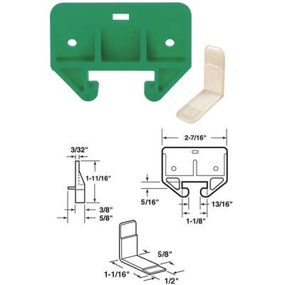 1-1/8" GREEN TRACK GUIDE