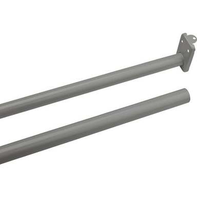 30-48" WHT RND CLST ROD