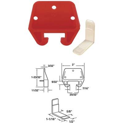 1-3/32" ORNG TRACK GUIDE