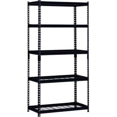 36X72X18 BLK UNIT W SHLF