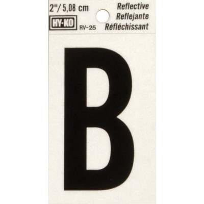 2" Reflect Letter B