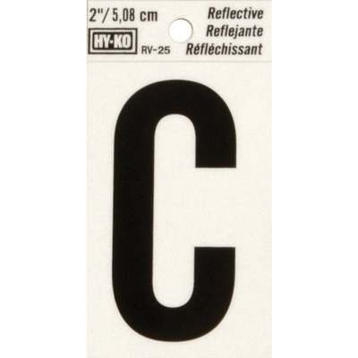 2" Reflect Letter C