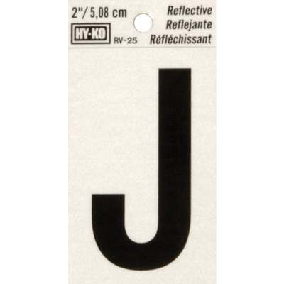 2" Reflect Letter J