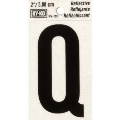 2" Reflect Letter Q