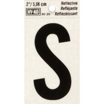 2" Reflect Letter S