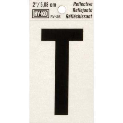 2" Reflect Letter T