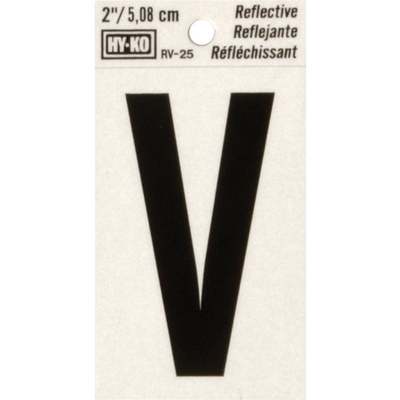 2" Reflect Letter V